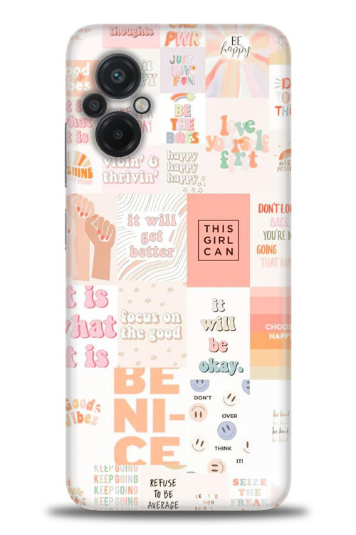 Xiaomi Poco M5 Kılıf HD Baskılı Kılıf - This Girl Can
