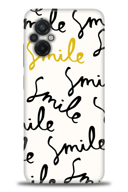 Xiaomi Poco M5 Kılıf HD Baskılı Kılıf - S Smile