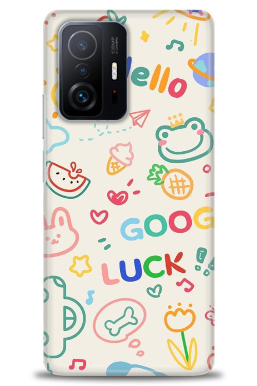 Xiaomi Mi 11T Kılıf HD Baskılı Kılıf - Goog Luck
