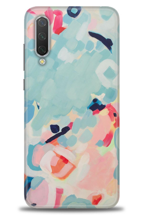 Xiaomi Mi 9 SE Kılıf HD Baskılı Kılıf - Mavi