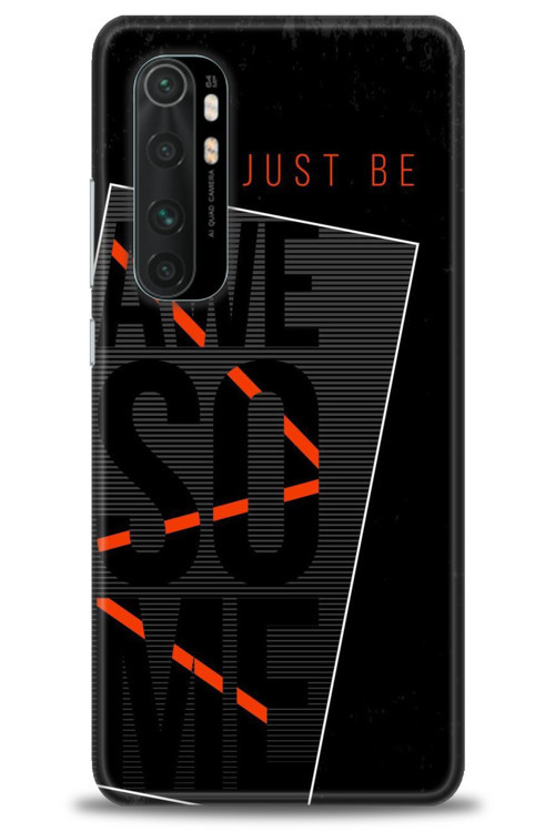 Xiaomi Mi Note 10 Lite Kılıf HD Baskılı Kılıf - Awesome