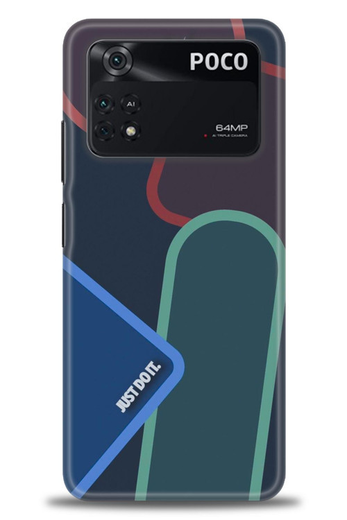 Xiaomi Poco M4 Pro 4G Kılıf HD Baskılı Kılıf - Just Do It