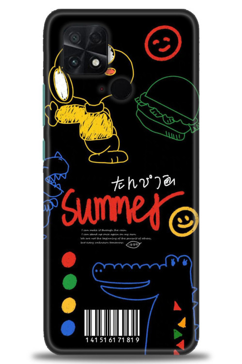 Xiaomi Poco C40 Kılıf HD Baskılı Kılıf - Summer