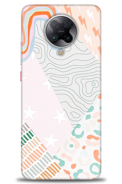 Xiaomi Poco F2 Pro Kılıf HD Baskılı Kılıf - Çok Renkli