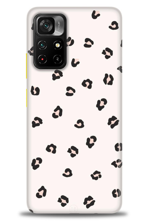 Xiaomi Poco M4 Pro 5G Kılıf HD Baskılı Kılıf - Kahveli Leopar