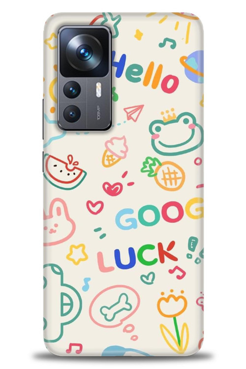 Xiaomi Mi 12T Pro Kılıf HD Baskılı Kılıf - Goog Luck