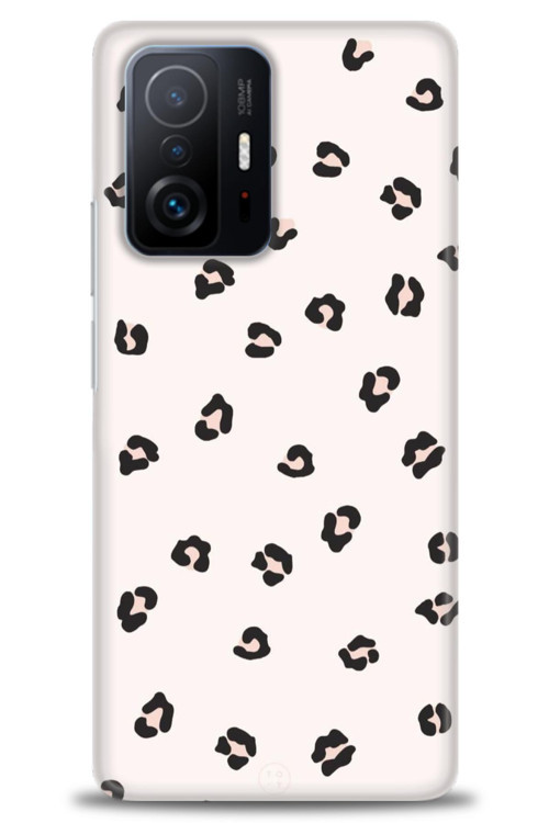 Xiaomi Mi 11T Pro Kılıf HD Baskılı Kılıf - Kahveli Leopar
