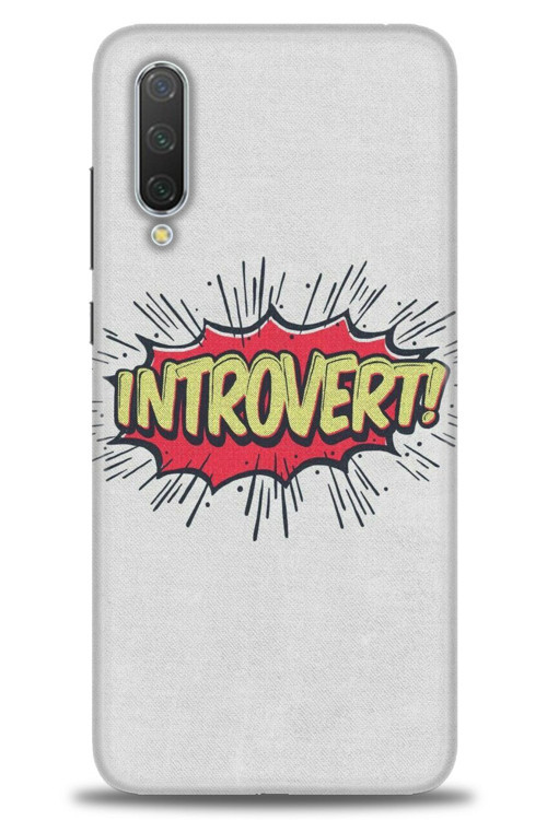 Xiaomi Mi 9 Lite Kılıf HD Baskılı Kılıf - Introvert!