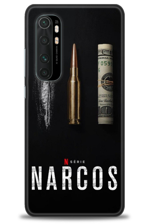 Xiaomi Mi Note 10 Lite Kılıf HD Baskılı Kılıf - Narcos