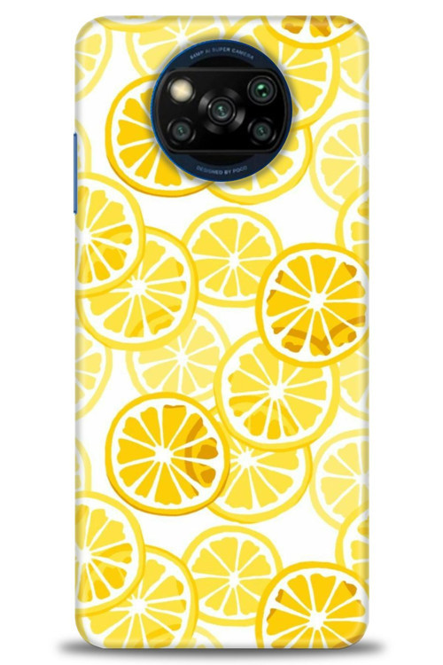 Xiaomi Poco X3 Pro Kılıf HD Baskılı Kılıf - Sarı
