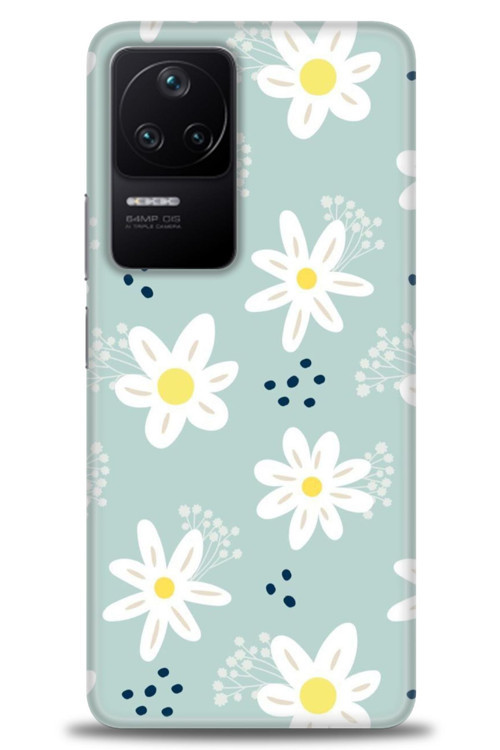 Xiaomi Poco F4 Kılıf HD Baskılı Kılıf - Papatyalar