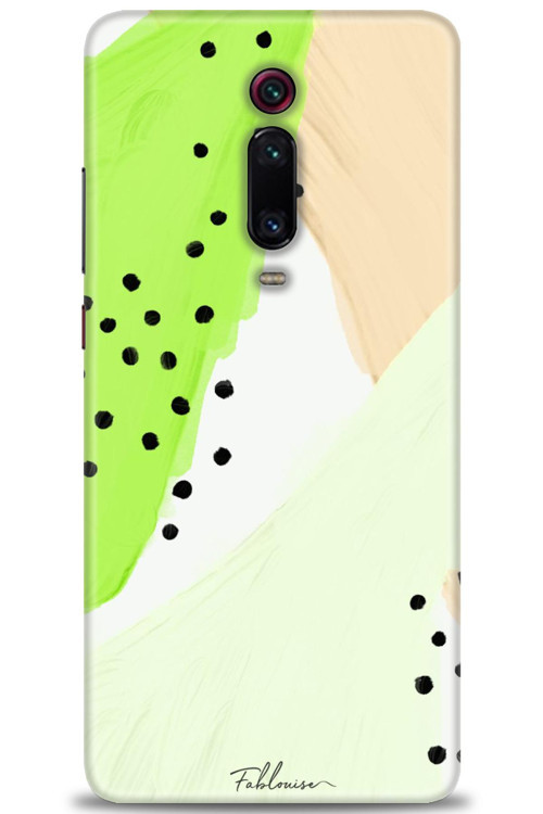 Xiaomi Mi 9T Kılıf HD Baskılı Kılıf - Fıstık Yeşili
