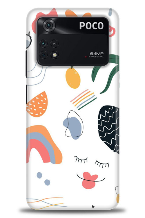 Xiaomi Poco M4 Pro 4G Kılıf HD Baskılı Kılıf - Drawing
