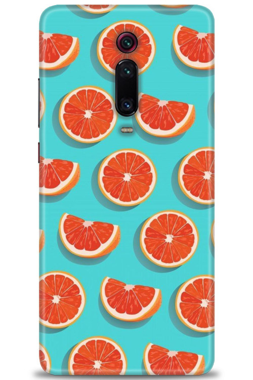 Xiaomi Mi 9T Kılıf HD Baskılı Kılıf - Portakal Dilimleri