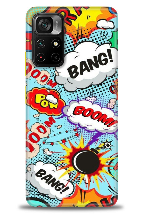 Xiaomi Poco M4 Pro 5G Kılıf HD Baskılı Kılıf - Bang Boom