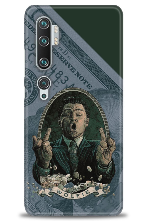 Xiaomi Mi Note 10 Kılıf HD Baskılı Kılıf - Dolar