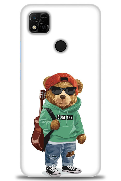 Xiaomi Redmi 10A Kılıf HD Baskılı Kılıf - Teddy Bear