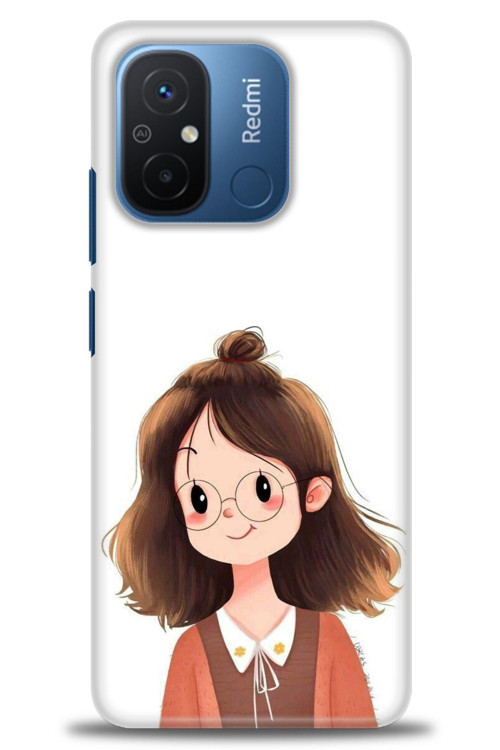 Xiaomi Redmi 12C Kılıf HD Baskılı Kılıf - Tatlı Kız