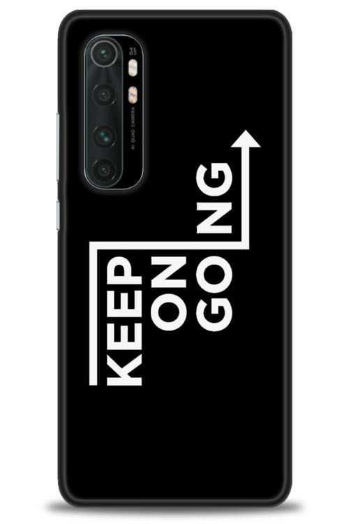 Xiaomi Mi Note 10 Lite Kılıf HD Baskılı Kılıf - Keep On Going
