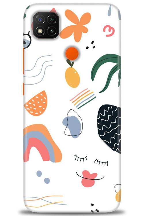Xiaomi Redmi 9C Kılıf HD Baskılı Kılıf - Drawing