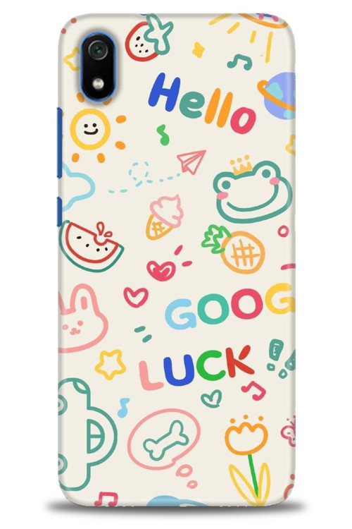 Xiaomi Redmi 7A Kılıf HD Baskılı Kılıf - Goog Luck