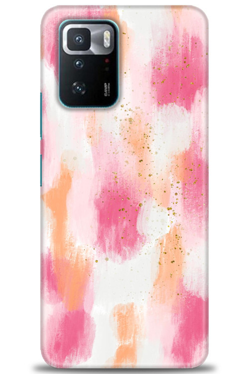 Xiaomi Poco X3 GT Kılıf HD Baskılı Kılıf - Pembe Palet