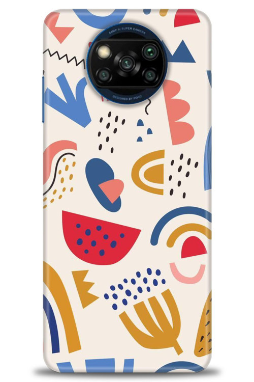 Xiaomi Poco X3 NFC Kılıf HD Baskılı Kılıf - Çizim