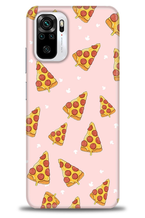 Xiaomi Poco M5s Kılıf HD Baskılı Kılıf - Pizza Dilimleri
