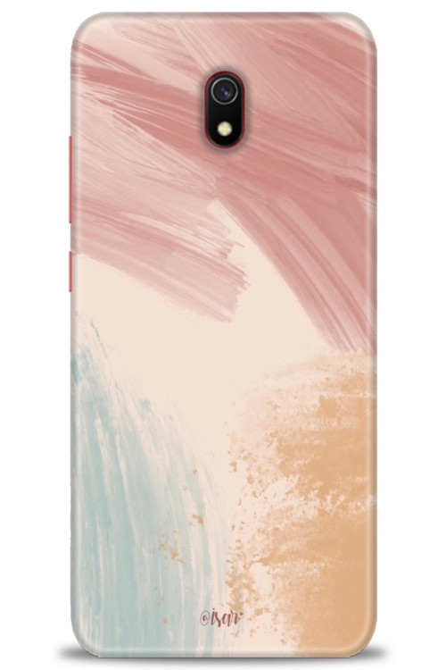 Xiaomi Redmi 8A Kılıf HD Baskılı Kılıf - Soft Renkler