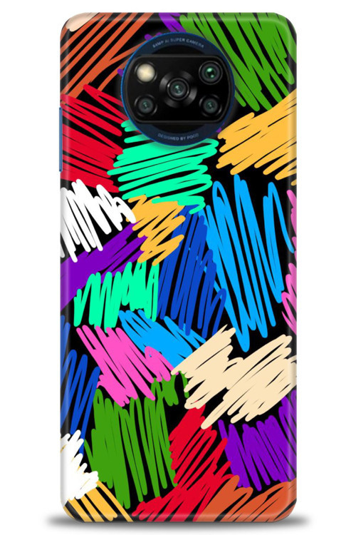 Xiaomi Poco X3 Pro Kılıf HD Baskılı Kılıf - Karalama