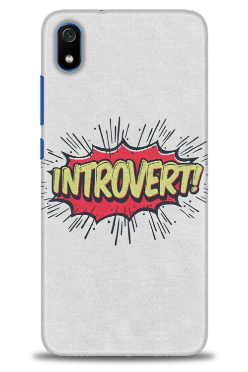 Xiaomi Redmi 7A Kılıf HD Baskılı Kılıf - Introvert!