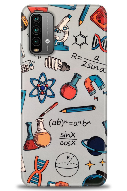 Xiaomi Redmi 9T Kılıf HD Baskılı Kılıf - Formüller