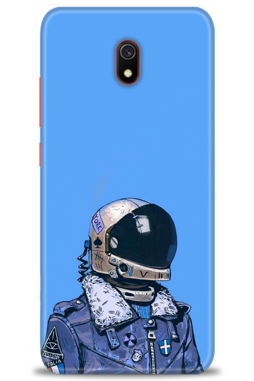 Xiaomi Redmi 8A Kılıf HD Baskılı Kılıf - Mavi Astronot