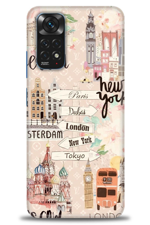Xiaomi Redmi Note 11 Kılıf HD Baskılı Kılıf - Berlin Set