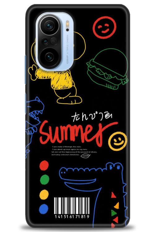 Xiaomi Redmi K40 Kılıf HD Baskılı Kılıf - Summer