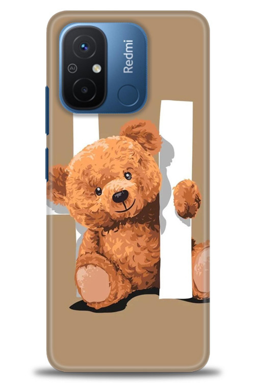 Xiaomi Redmi 12C Kılıf HD Baskılı Kılıf - Teddy Hı