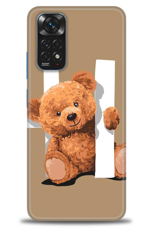 Xiaomi Redmi Note 11 Kılıf HD Baskılı Kılıf - Teddy Hı