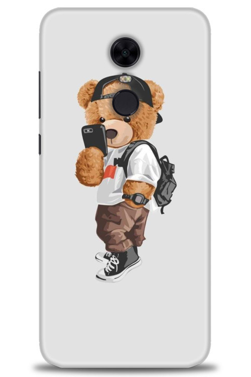 Xiaomi Redmi 5 Plus Kılıf HD Baskılı Kılıf - Teddy Bear Cool
