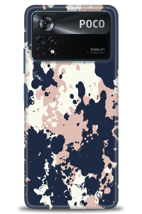 Xiaomi Poco X4 Pro 5G Kılıf HD Baskılı Kılıf - Lacivert