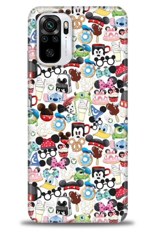 Xiaomi Redmi Note 10S Kılıf HD Baskılı Kılıf - Cartoon