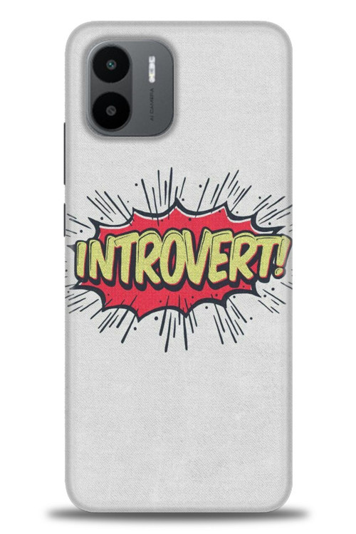 Xiaomi Redmi A1 Kılıf HD Baskılı Kılıf - Introvert!