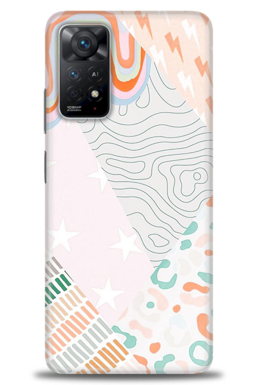 Xiaomi Redmi Note 11 Pro Kılıf HD Baskılı Kılıf - Çok Renkli
