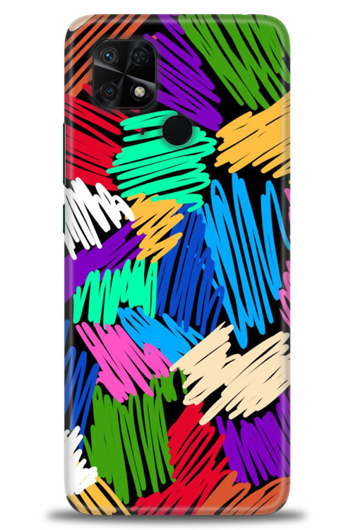 Xiaomi Redmi 10C Kılıf HD Baskılı Kılıf - Karalama
