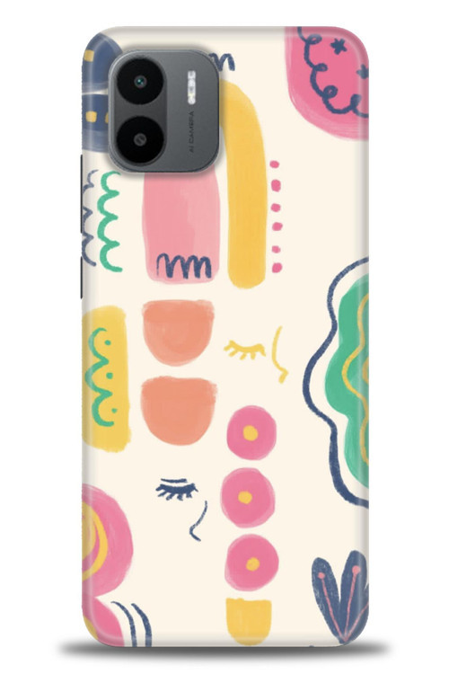 Xiaomi Redmi A1 Kılıf HD Baskılı Kılıf - Çizim