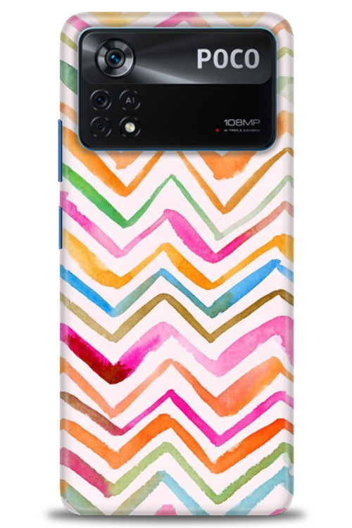 Xiaomi Poco X4 Pro 5G Kılıf HD Baskılı Kılıf - Zikzak
