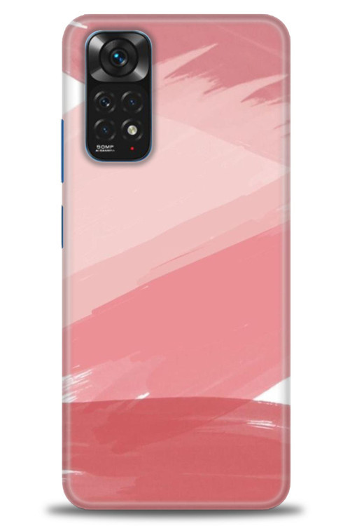 Xiaomi Redmi Note 11 Kılıf HD Baskılı Kılıf - Pembe Palet