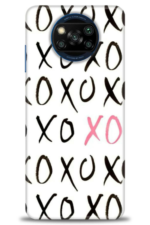 Xiaomi Poco X3 NFC Kılıf HD Baskılı Kılıf - XOXO