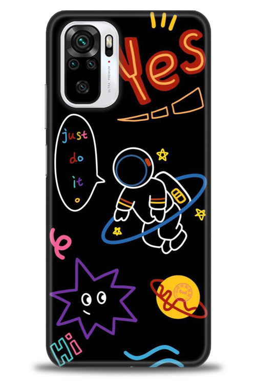 Xiaomi Redmi Note 10S Kılıf HD Baskılı Kılıf - Yes