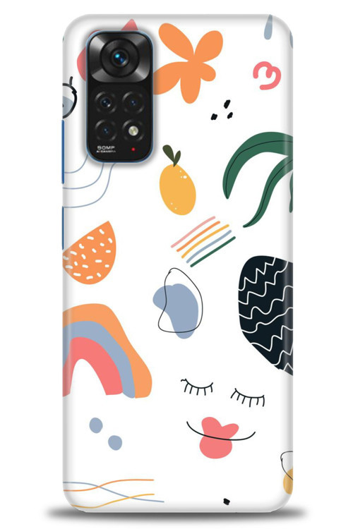 Xiaomi Redmi Note 11 Kılıf HD Baskılı Kılıf - Drawing
