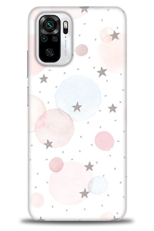 Xiaomi Redmi Note 10 Kılıf HD Baskılı Kılıf - Yıldız Puantiye